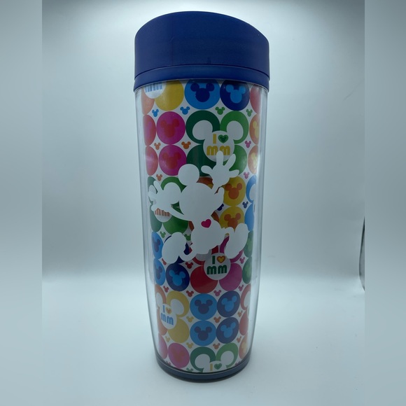 Disney, drinking bottle, rainbow color, silhouette of Mickey Mouse - Picture 1 of 10